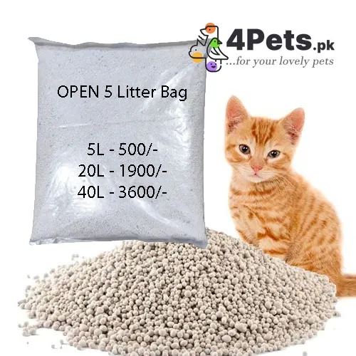 Open Bentonite Cat Litter 5l