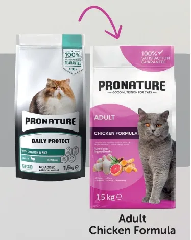 Pronature Adult Chicken Formula Cat Food 1.5kg