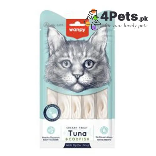 Best Price Wanpy Cat Creamy Treat Tuna and Codfish