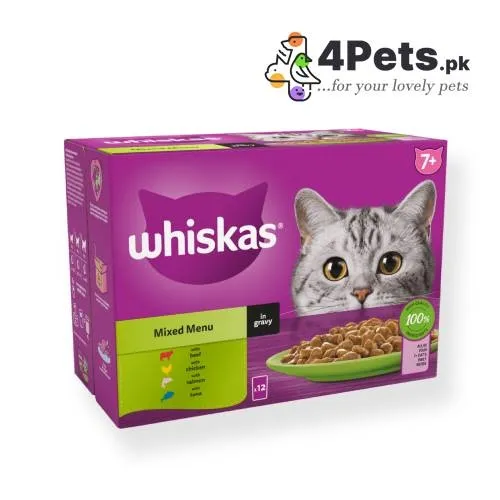 Whiskas Mixed Menu Pouches - 85gm